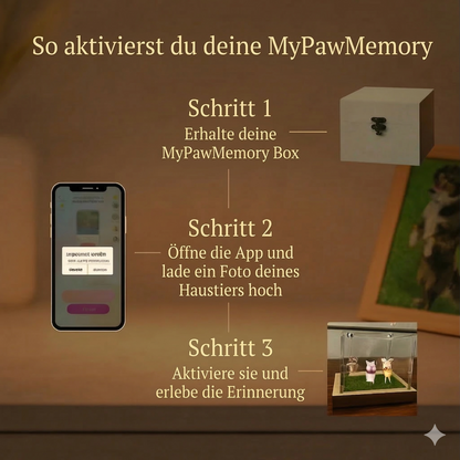 PawMemory - Individuell gestaltete holografische Erinnerung